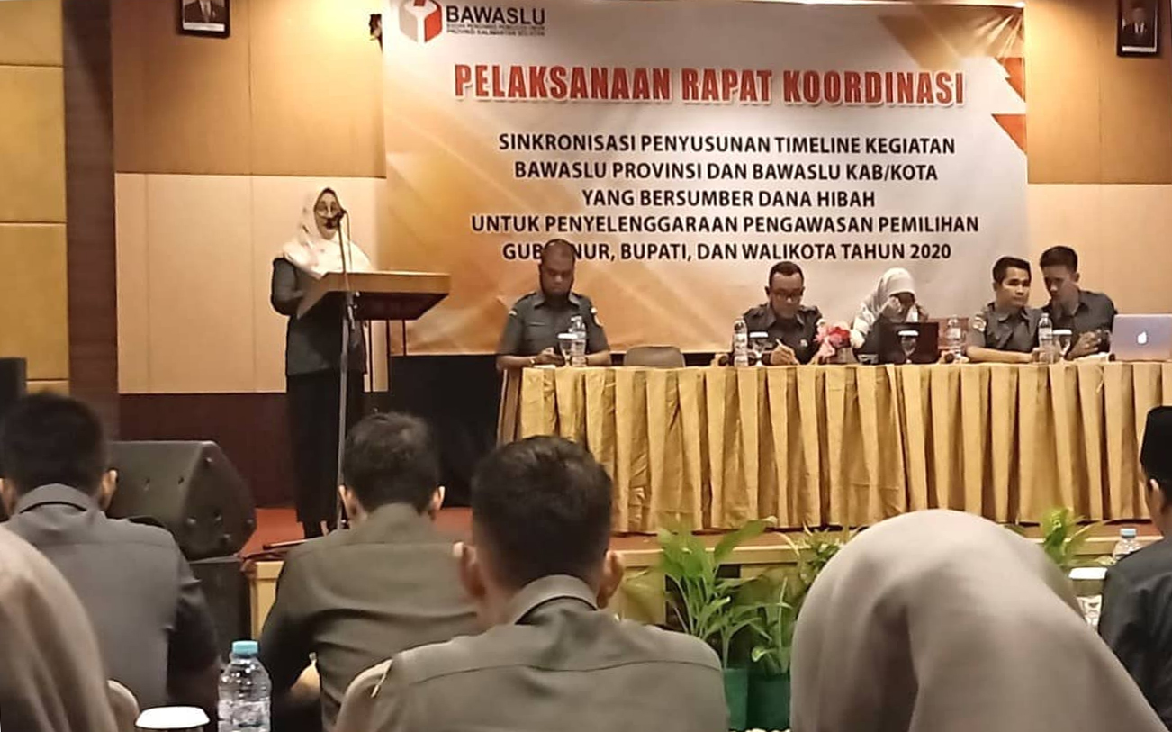 Upaya Bawaslu Kalsel Singkronisasi Kegiatan 13 Bawaslu Kab./Kota