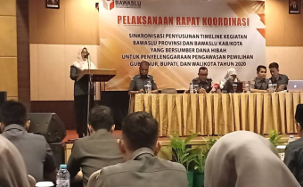 Upaya Bawaslu Kalsel Singkronisasi Kegiatan 13 Bawaslu Kab./Kota