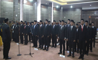 Pengucapan Sumpah/Janji Panwas Kecamatan Tabalong Berlangsung Khidmat