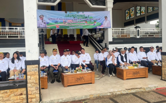 Ketua dan Anggota Bawaslu Kabupaten Tabalong menghadiri kegiatan Launching Program Gerakan Masyarakat Jaga Lingkungan (GEMA JALIN SMART) yang diselenggarakan oleh Bupati Tabalong